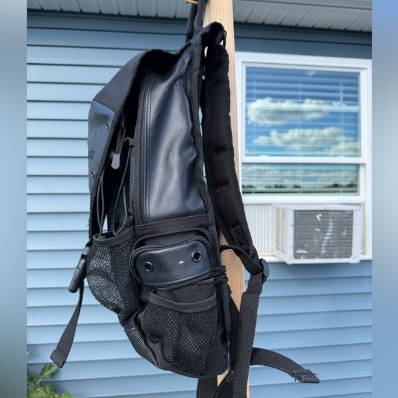 army style laptop backpack Tactical Military Polyester Durable OD Green 600 denier polyester lined with PVC Size Rockland Military Tactical Laptop Backpack,